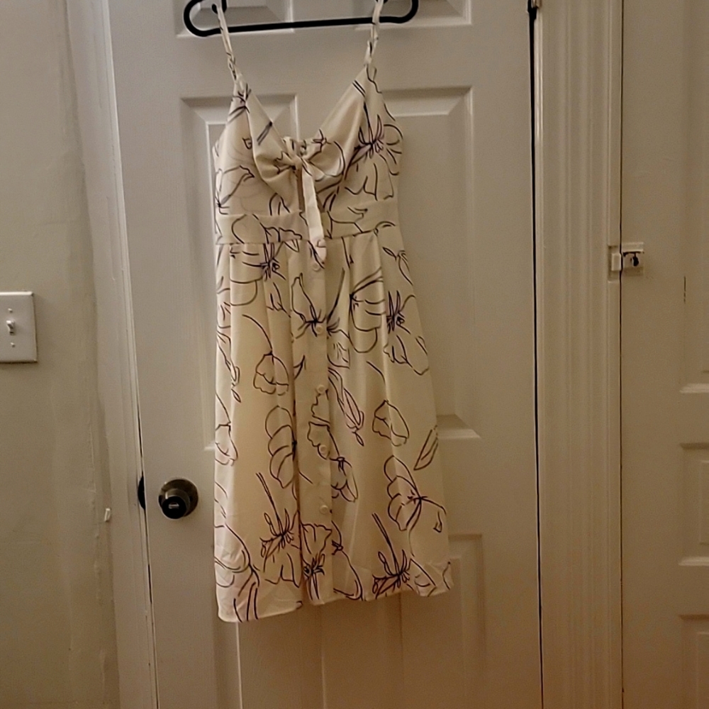 Beautiful black flower print dress